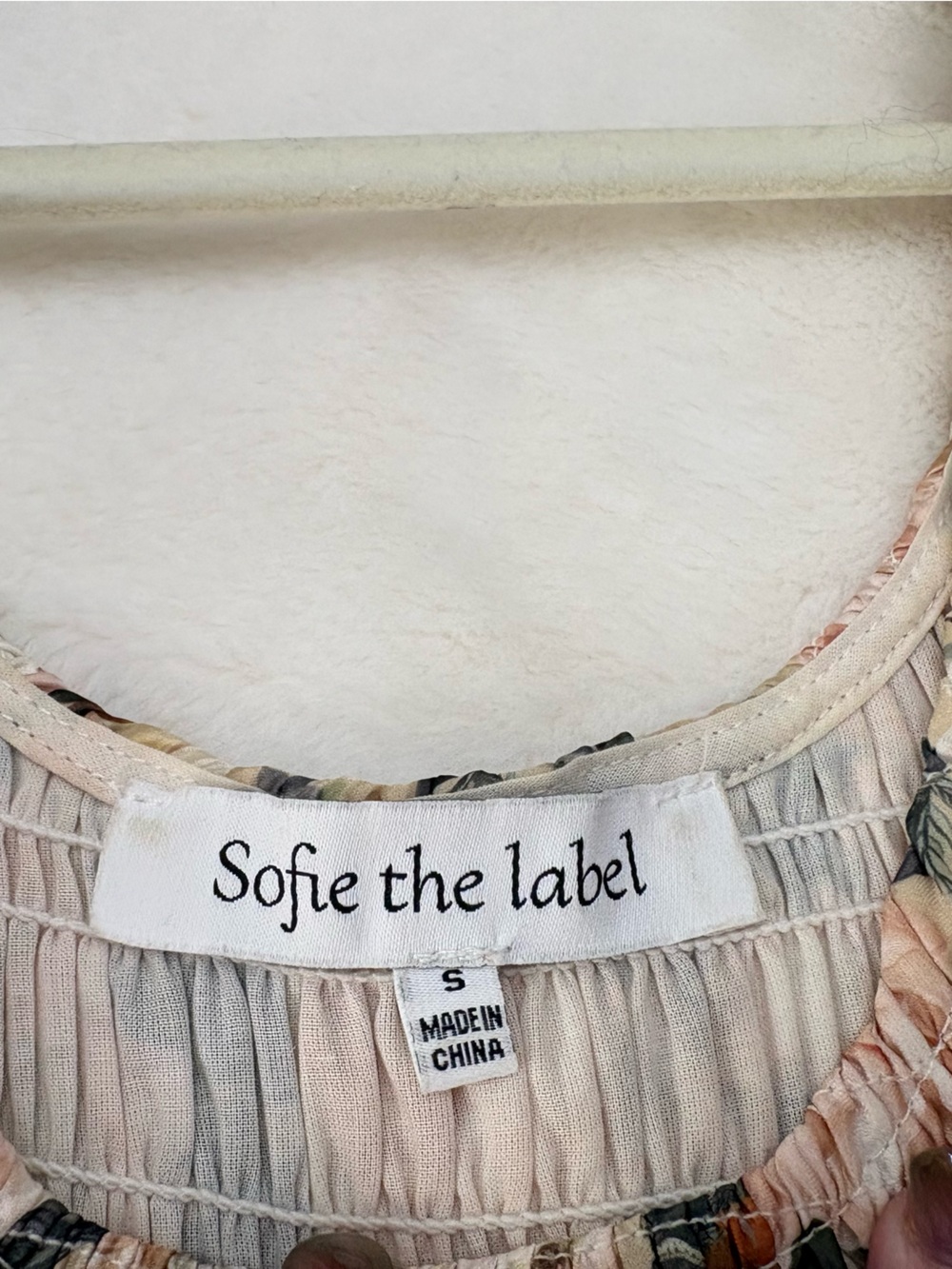 Sophie Forever & Always Organza Midi Dress Med Floral Smocked Tiered Cottagecore - Picture 6 of 14